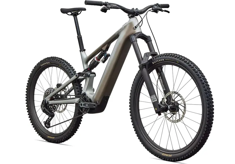 2027 Specialized Turbo Levo 4 Evo Pro Unisex Electric Mountain Bike, Satin Shadow/Silver Dust 1