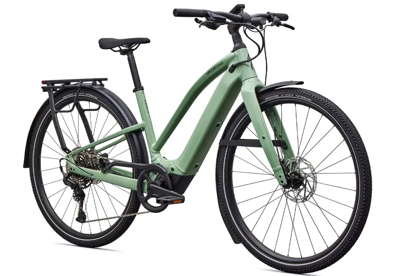 2027 Specialized Turbo Vado Sl 2 4.0 Step-Through Unisex Electric Urban Bike - Gloss Pistachio 1
