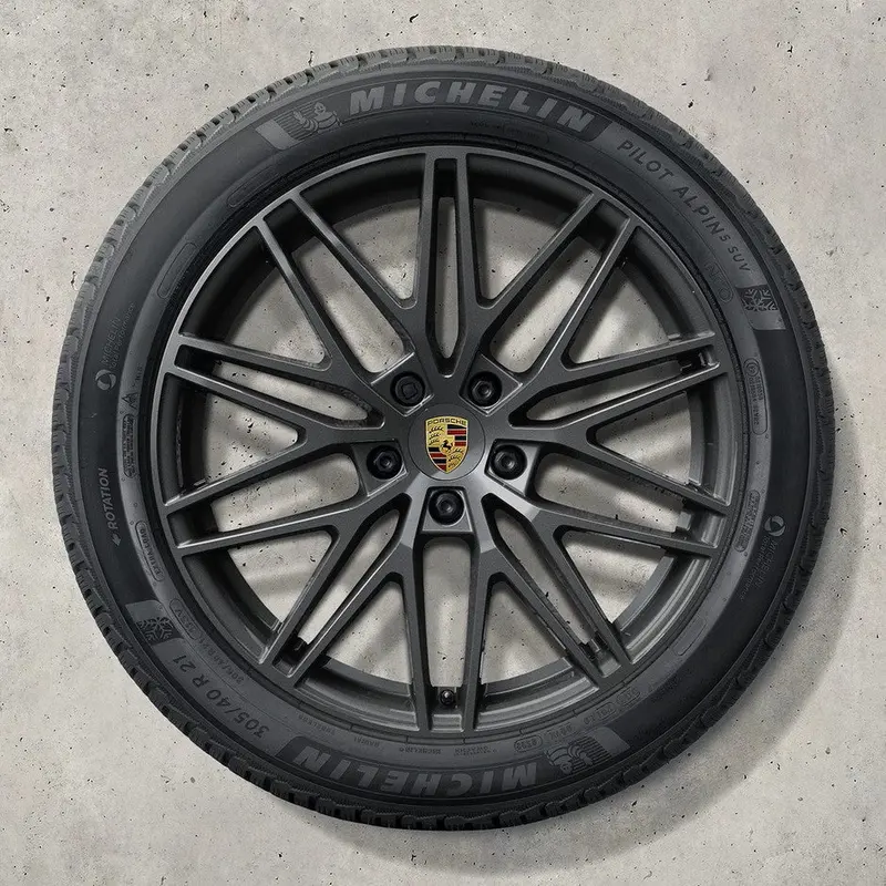21" Cayenne E3 Ii Rs Spyder Design Winter Set - Anthracite Grey 1