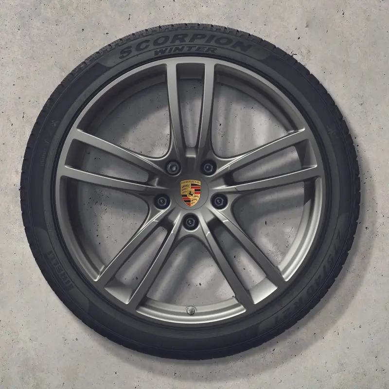 21" Cayenne E3 Turbo Design Winter Set - Platinum 1
