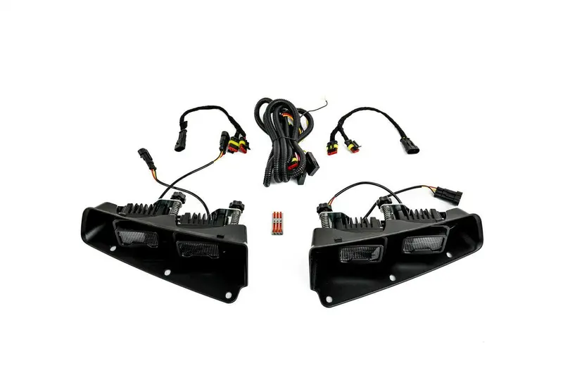 21 Offroad R Style Dual Output Fog Light Kit For Hd Oem Modular Steel Bumper - 2021+ Bronco 1