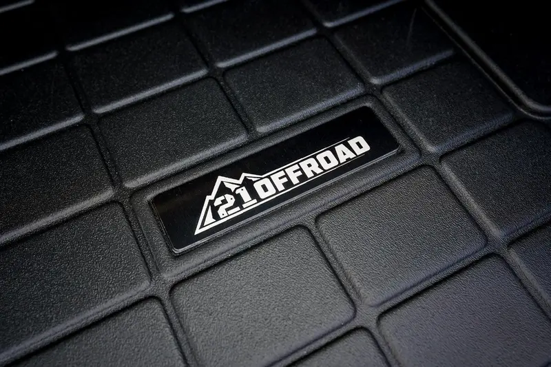 21 Offroad Weathertech Floor Mat Logo (Etched Metal) - Universal 1