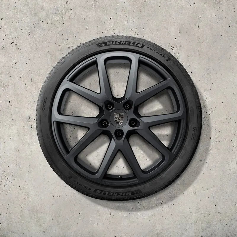 21" Panamera G3 "Sportdesign" Winter Set - Satin Gloss Black 1