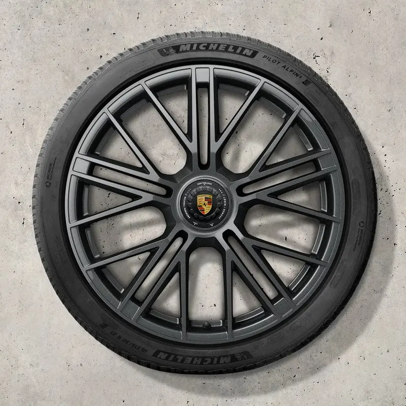 21" Panamera G3 "Turbo S" Centerlock Winter Set - Anthracite Gray 1