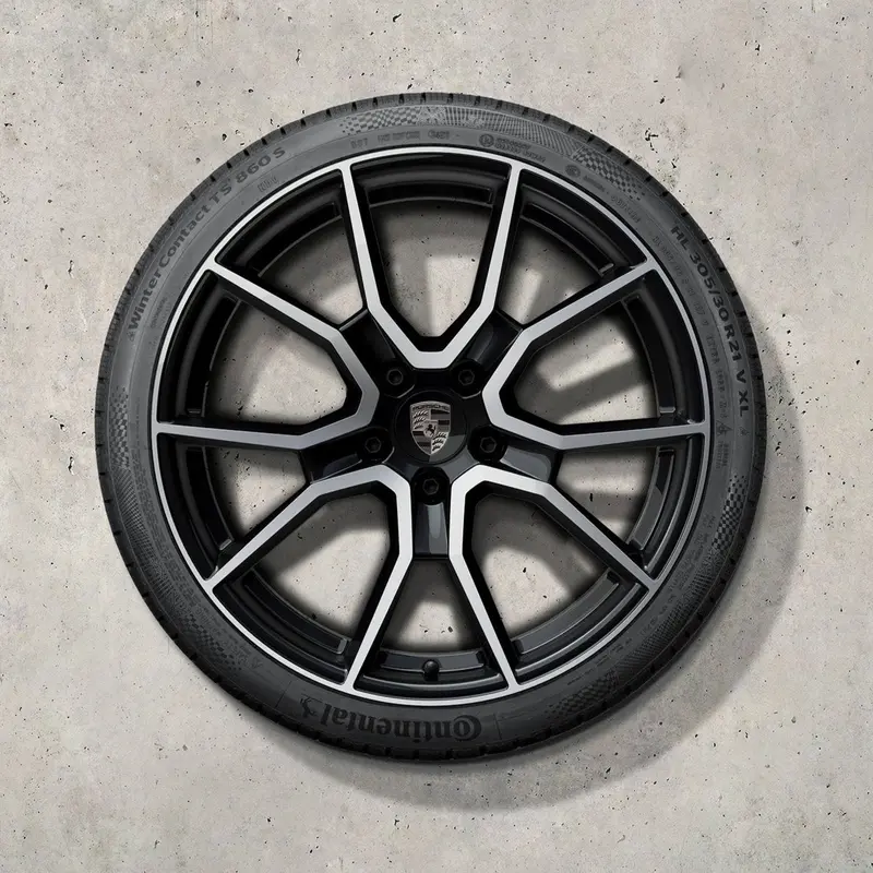 21" Taycan Ii "Rs Spyder Design" Winter Set - Black / Silver 1