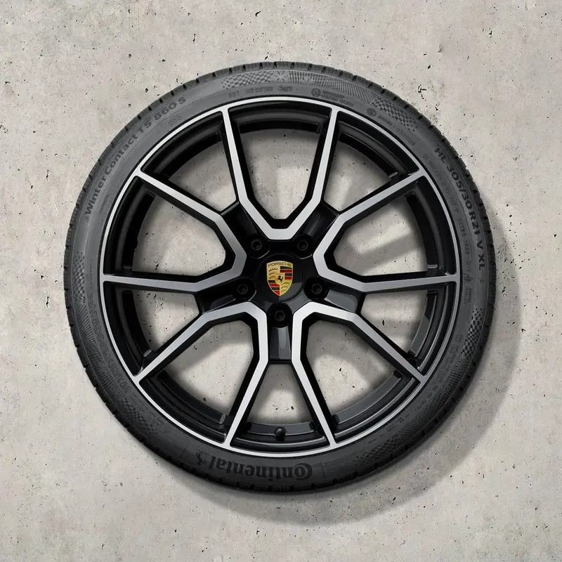 21" Taycan Ii "Rs Spyder Design" Winter Set - Black / Silver 2