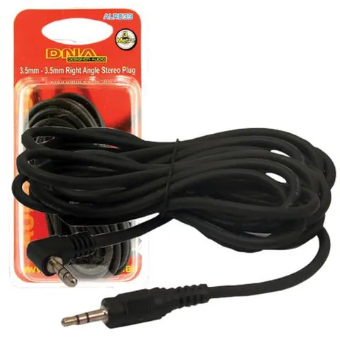 3.5Mm To Right Angle 3.5Mm Stereo Aux Lead 3.0M 1