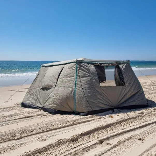 30 Second Wing Awning - 2.7M Complete Wall Set (4 Walls) - Kit - Includes 3 X Poles 1