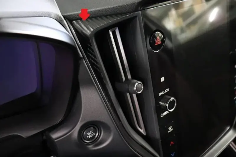 3D Carbon Center Ac Vent Outer Trim Overlays - 2022+ Wrx 1