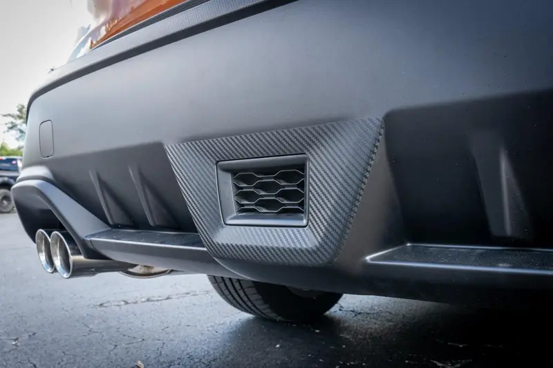3D Carbon F1 Rear Fog Trim Overlay - 2022+ Subaru Wrx 1