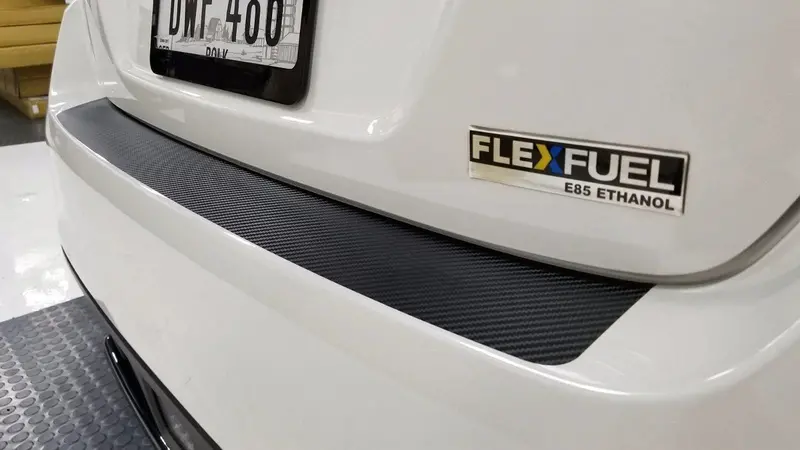 3D Carbon Fiber Rear Bumper Overlay - 2015-2020 Wrx / Sti 1
