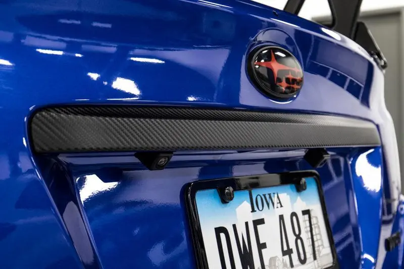 3D Carbon Fiber Vinyl Trunk Trim Overlay - 2015-2021 Wrx / Sti 1