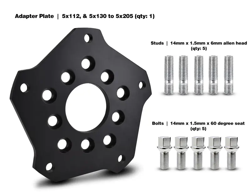 5X112, & 5X130 To 5X205 Wheel Adapter Kit ( Sold As Each ) 1