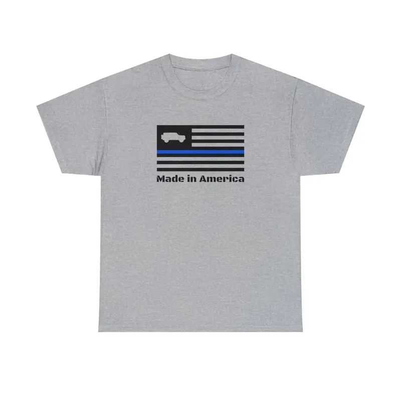 6Th Gen Thin Blue Line Made In America Shirt 10