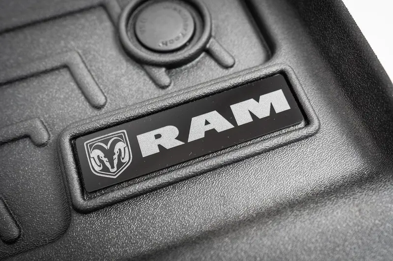 Acrylic Ram Emblem Inserts For Weathertech Floor Mats (Single) 1