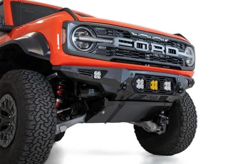 Add Bomber Front Bumper (Baja Designs Mounts) - 2022+ Bronco Raptor 1