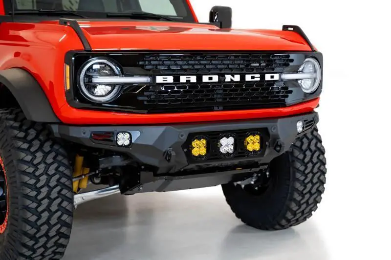 Addictive Desert Designs Bomber Front Bumper (W/ 3 Baja Designs Lp4 Mounts) - 2021+ Bronco 1