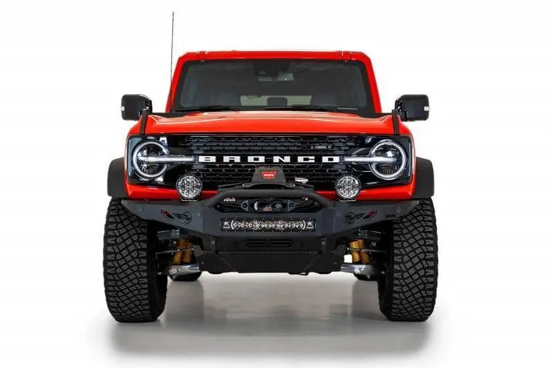 Addictive Desert Designs Rock Fighter Front Bumper Hammer Black - 2021+ Bronco 1