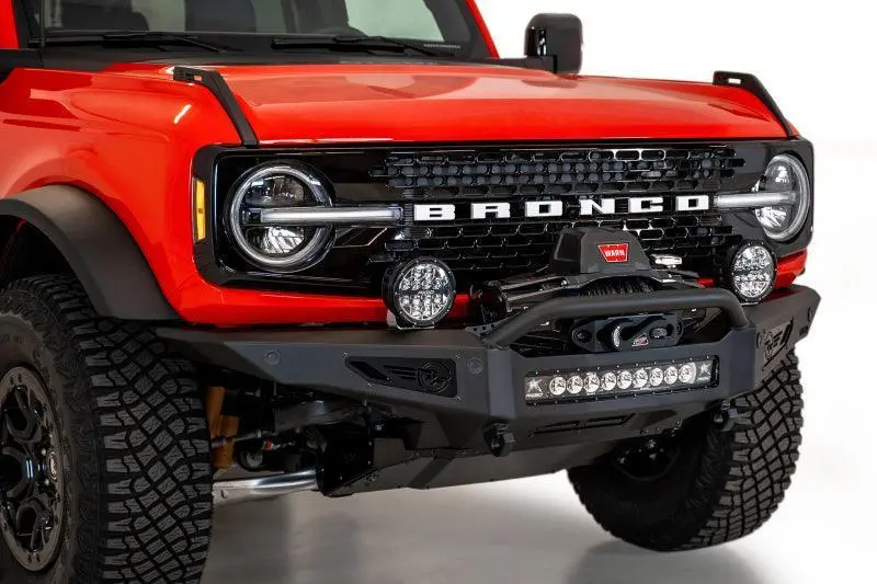 Addictive Desert Designs Rock Fighter Front Bumper Hammer Black - 2021+ Bronco 2