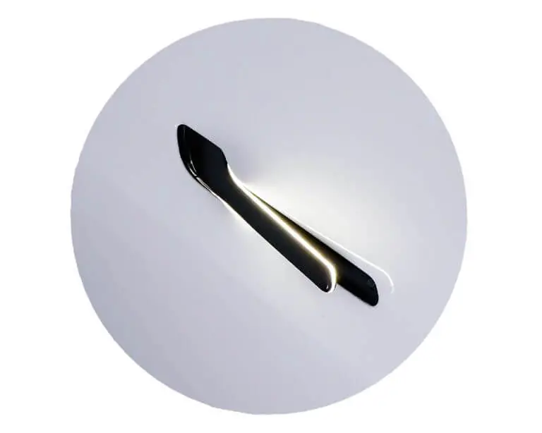 Adw-19Y - Auto Door Handles (White) For 2019+ Model Y (And Highland) 1