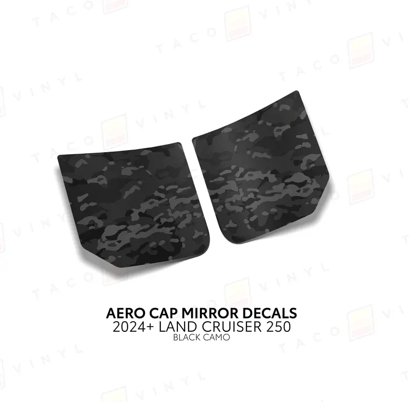 Aero Cap Mirror Decals - 2024+ Land Cruiser 15