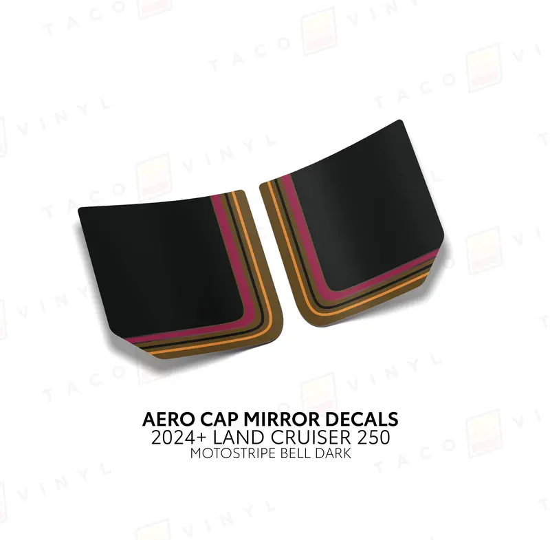 Aero Cap Mirror Decals - 2024+ Land Cruiser 20