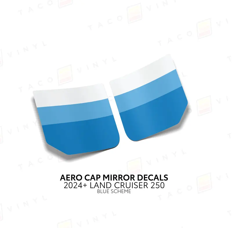 Aero Cap Mirror Decals - 2024+ Land Cruiser 21