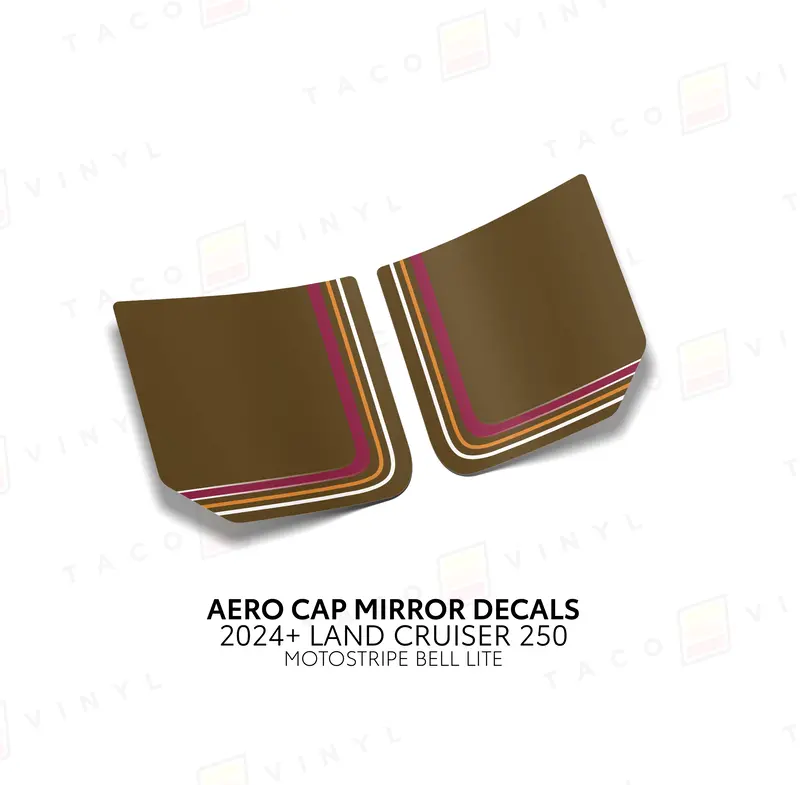 Aero Cap Mirror Decals - 2024+ Land Cruiser 24