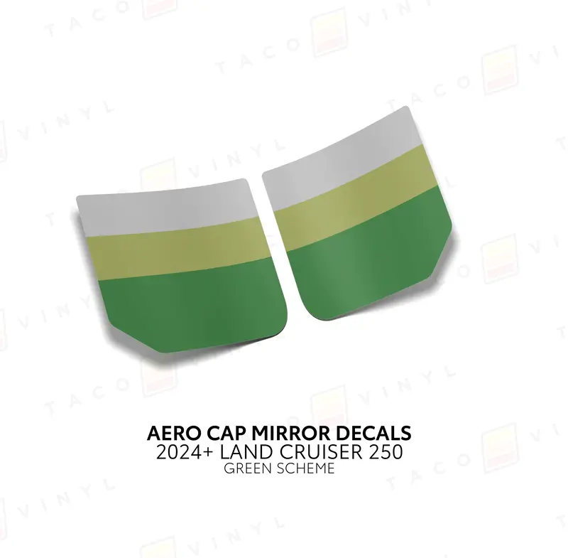Aero Cap Mirror Decals - 2024+ Land Cruiser 25