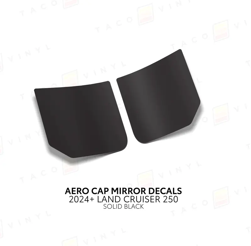 Aero Cap Mirror Decals - 2024+ Land Cruiser 27