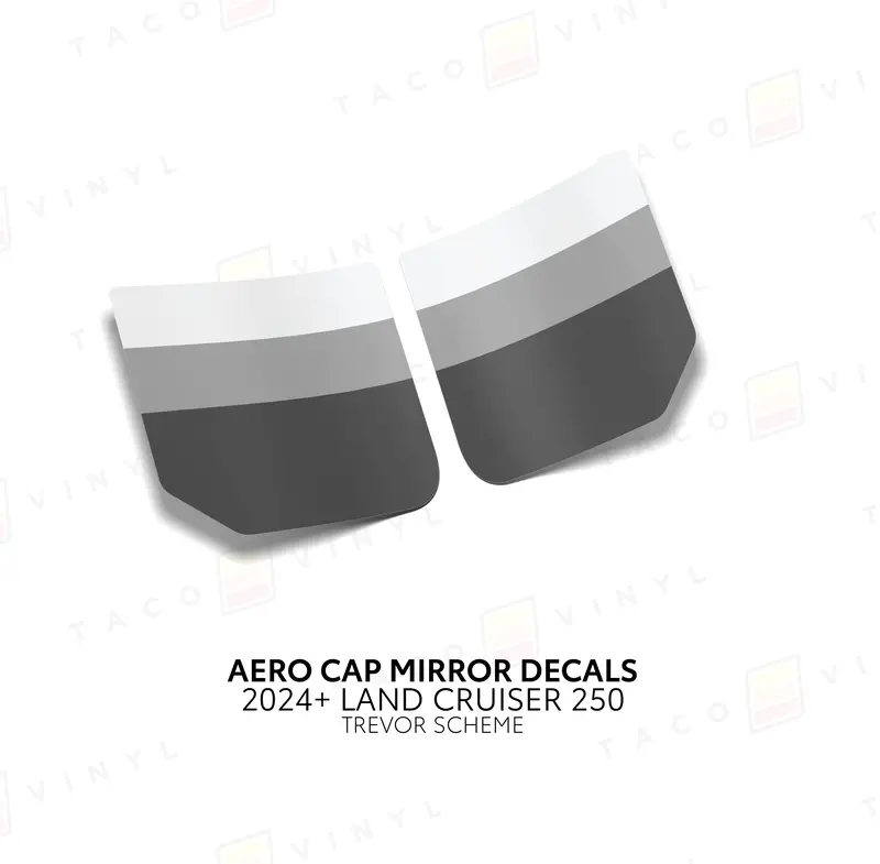 Aero Cap Mirror Decals - 2024+ Land Cruiser 28