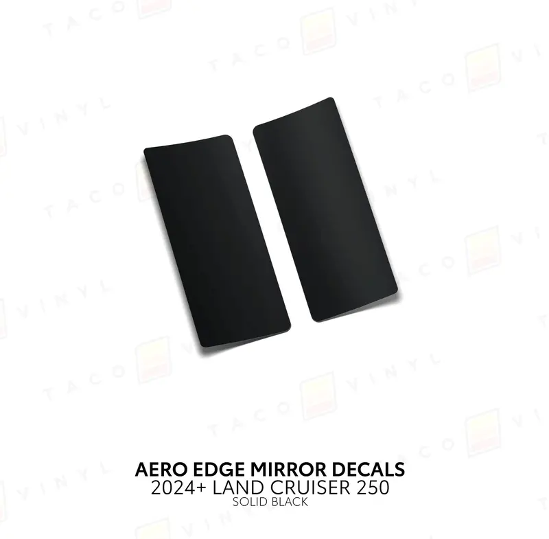 Aero Edge Mirror Decals - 2024+ Land Cruiser 1