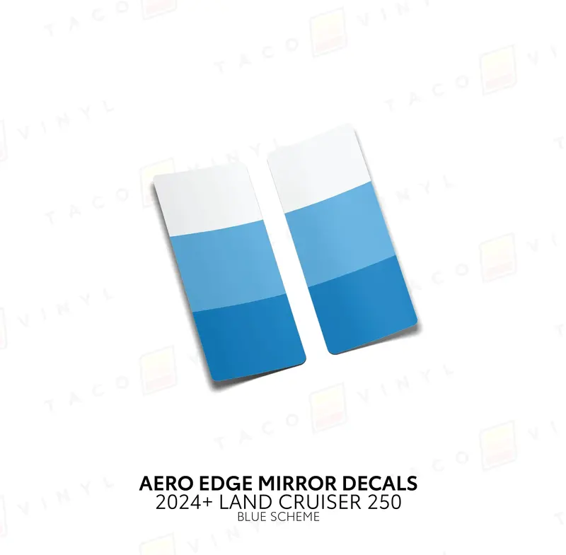 Aero Edge Mirror Decals - 2024+ Land Cruiser 12