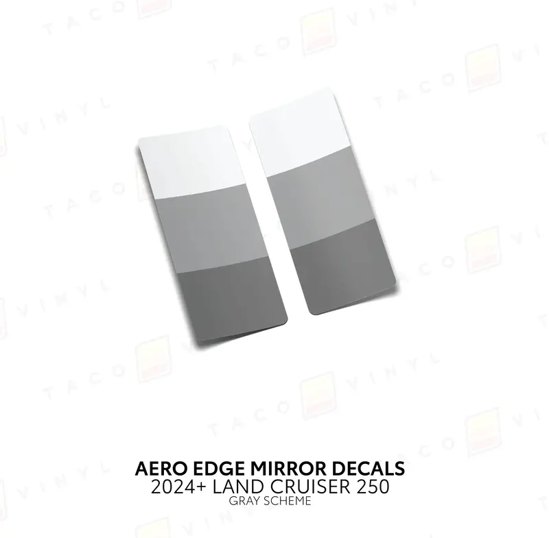 Aero Edge Mirror Decals - 2024+ Land Cruiser 14