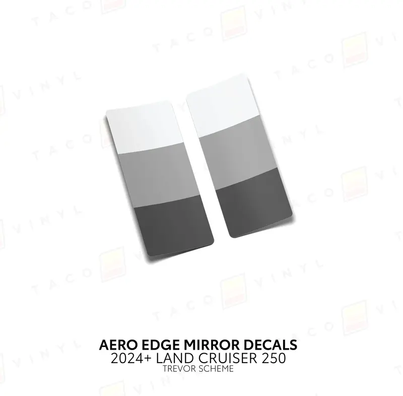 Aero Edge Mirror Decals - 2024+ Land Cruiser 15