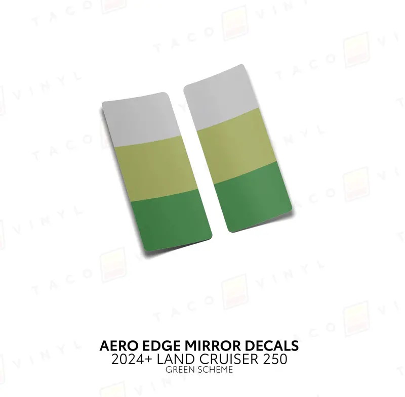 Aero Edge Mirror Decals - 2024+ Land Cruiser 16