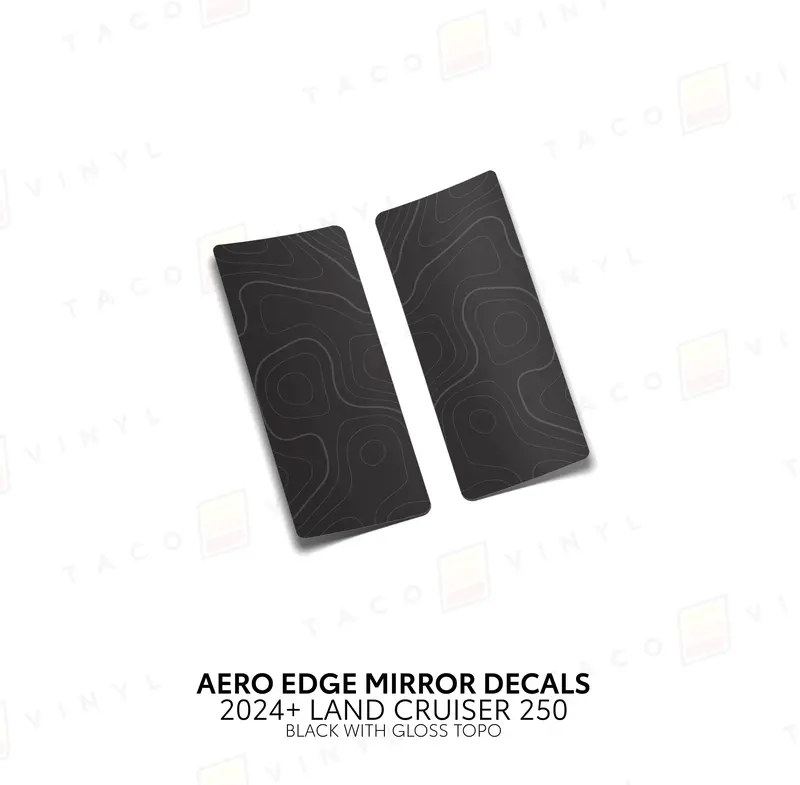 Aero Edge Mirror Decals - 2024+ Land Cruiser 2