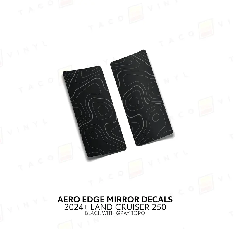 Aero Edge Mirror Decals - 2024+ Land Cruiser 7