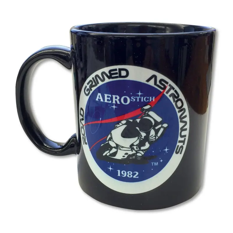 Aerostich Road Grimed Astronaut Coffee Mug 1