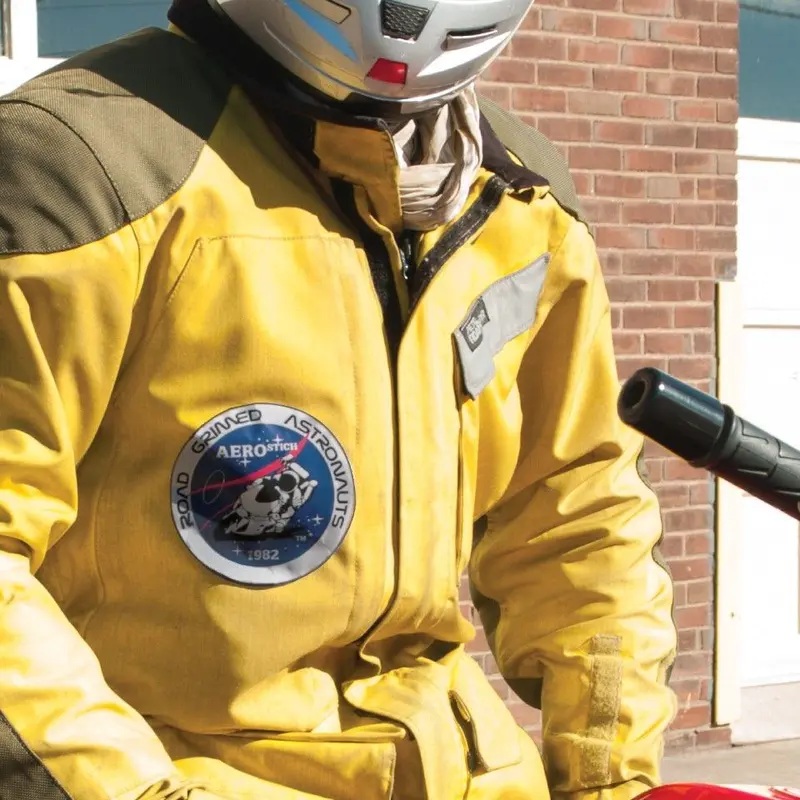 Aerostich Road Grimed Astronaut Embroidered Patch 1