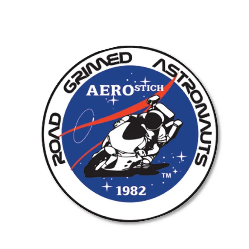 Aerostich Road Grimed Astronaut Sticker 1