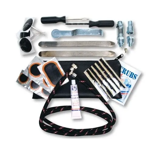 Aerostich Tube/Tubeless Tire Repair Kit W/ Pump & Tire Irons 1