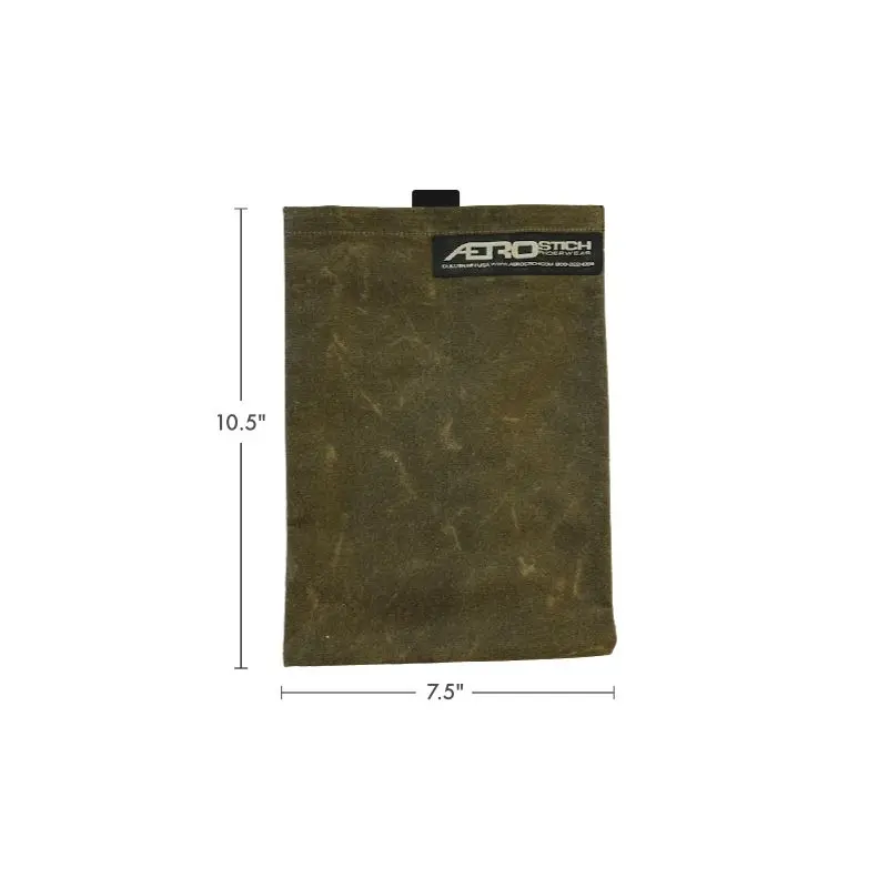 Aerostich Waxed Cotton Envelope Bags 8