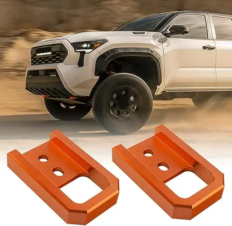 Aftermarket Red Front Tow Hooks - 2024+ Land Cruiser / Tacoma / 2025+ 4Runner 2