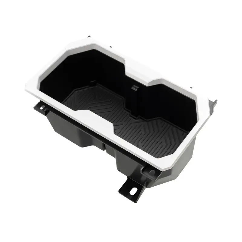 Ajt White / Black Oversize Cup Holder - 2024+ Tacoma 1