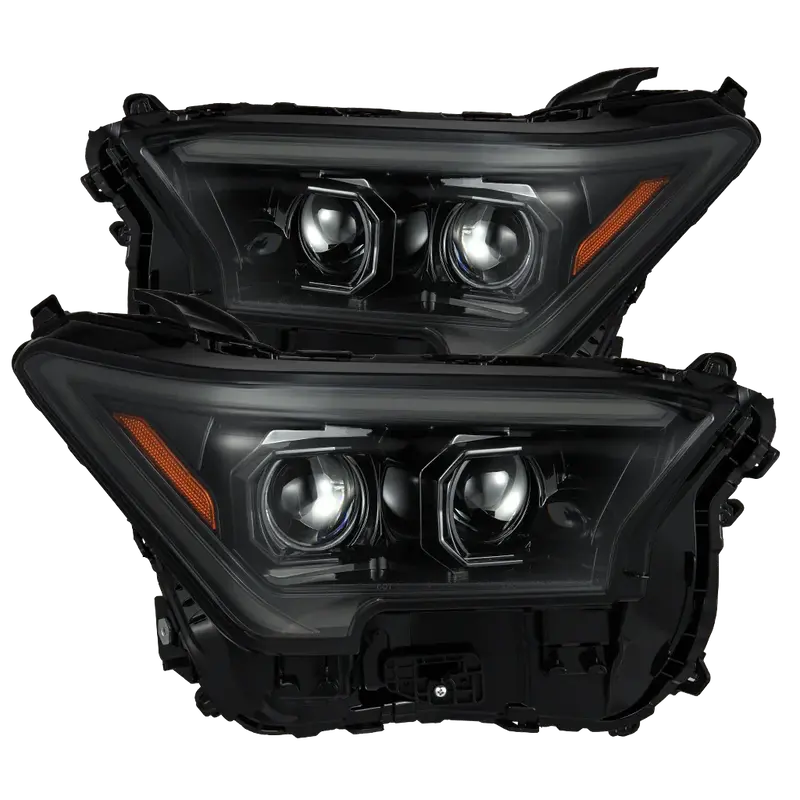 Alpharex Luxx Series Dual Beam Projector Led Headlights - 2024+ Tacoma / 2025+ 4Runner 1