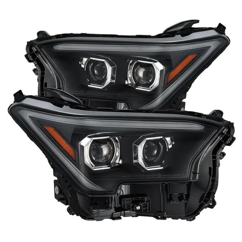 Alpharex Luxx Series Dual Beam Projector Led Headlights - 2024+ Tacoma / 2025+ 4Runner 2