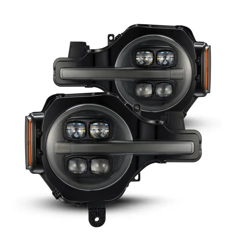 Alpharex Nova Series Quad Projector Led Headlights - 2021+ Bronco 1