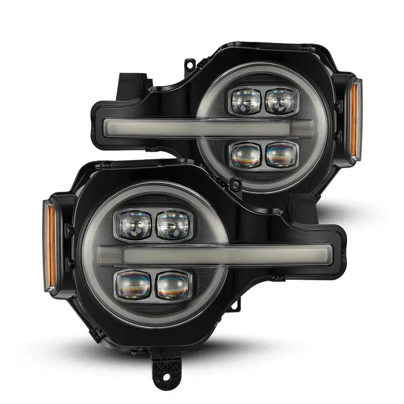 Alpharex Nova Series Quad Projector Led Headlights - 2021+ Bronco 2