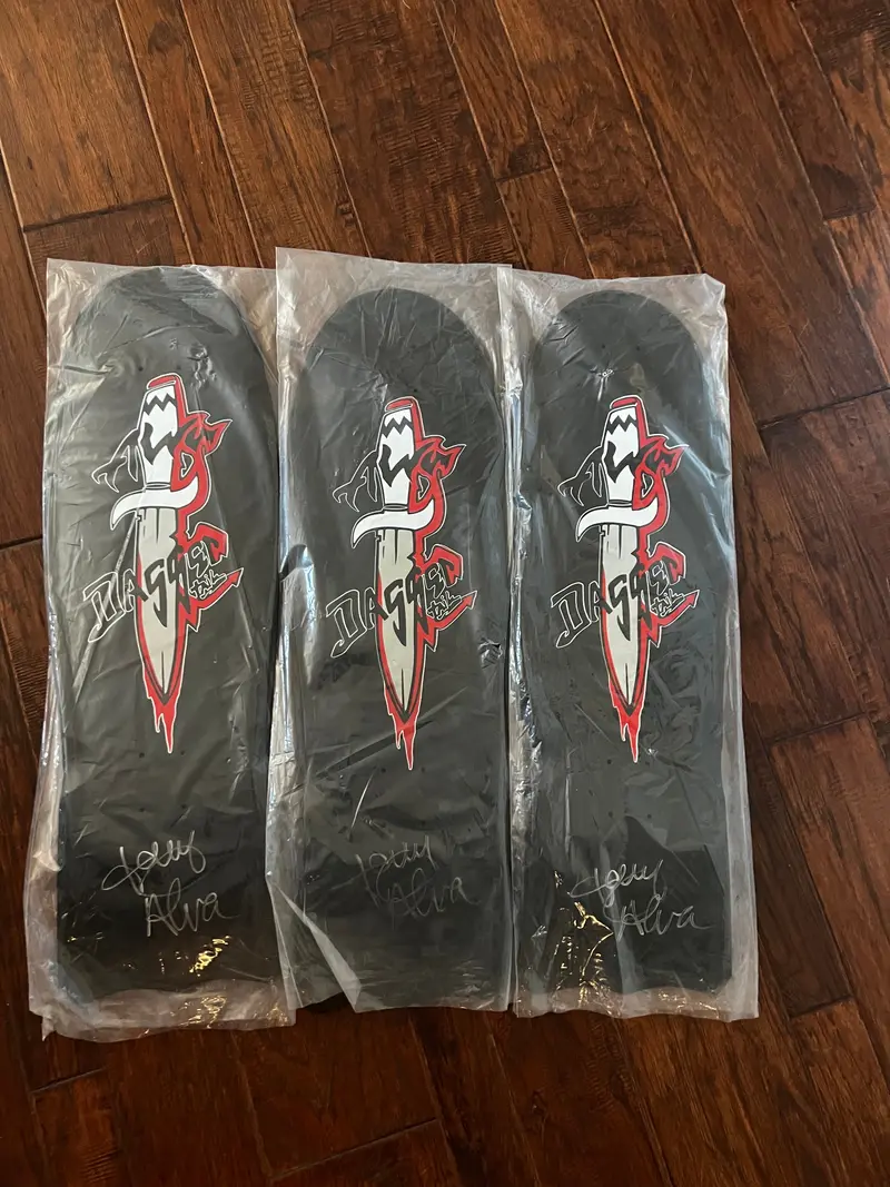 Alva Dagger Tail Collector Skateboard Deck Signed Numbered 1